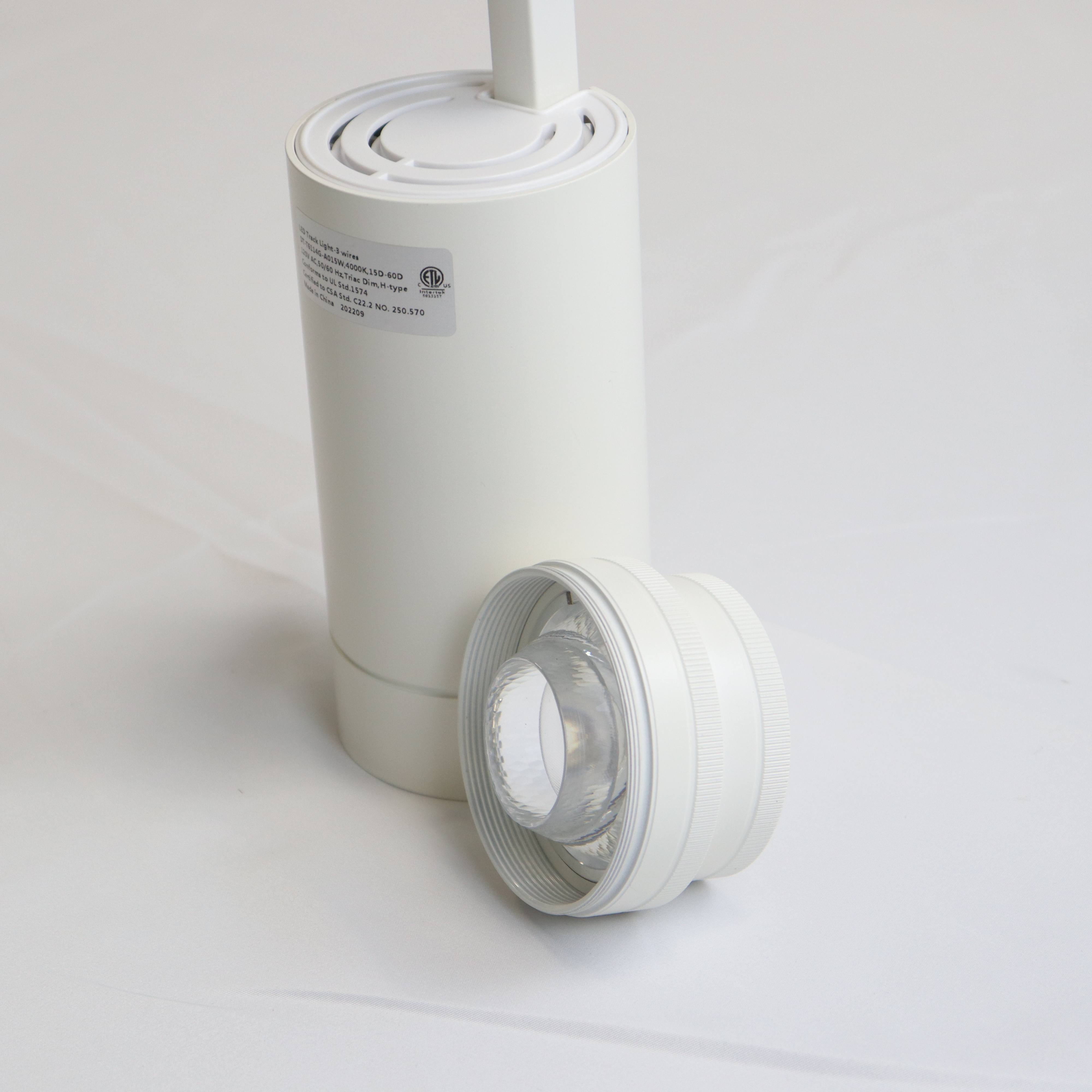 black white color Led commercial indoor downlight track light 