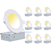 YG008 High Brightness 810LM 4in 3CCT Potlight LED Recessed Slim Panel Light