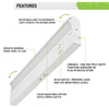 LED Under Cabinet Light For Closet Cabinet Counter Bookshelf 3CCT Adjustable Dimmable Black White Finish Selectable Hardwired Plugged-in Under counter Lighting Bar
