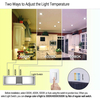 3in 4in 6in 3CCT Potlight Recessed Slim Panel IP54 Wall Switch LED Downlight