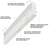 3CCT 2700K-3000K-4000K Color Selectable Lens Adjustable Cabinet lighting LED Swivel Under Cabinet Light Fixture