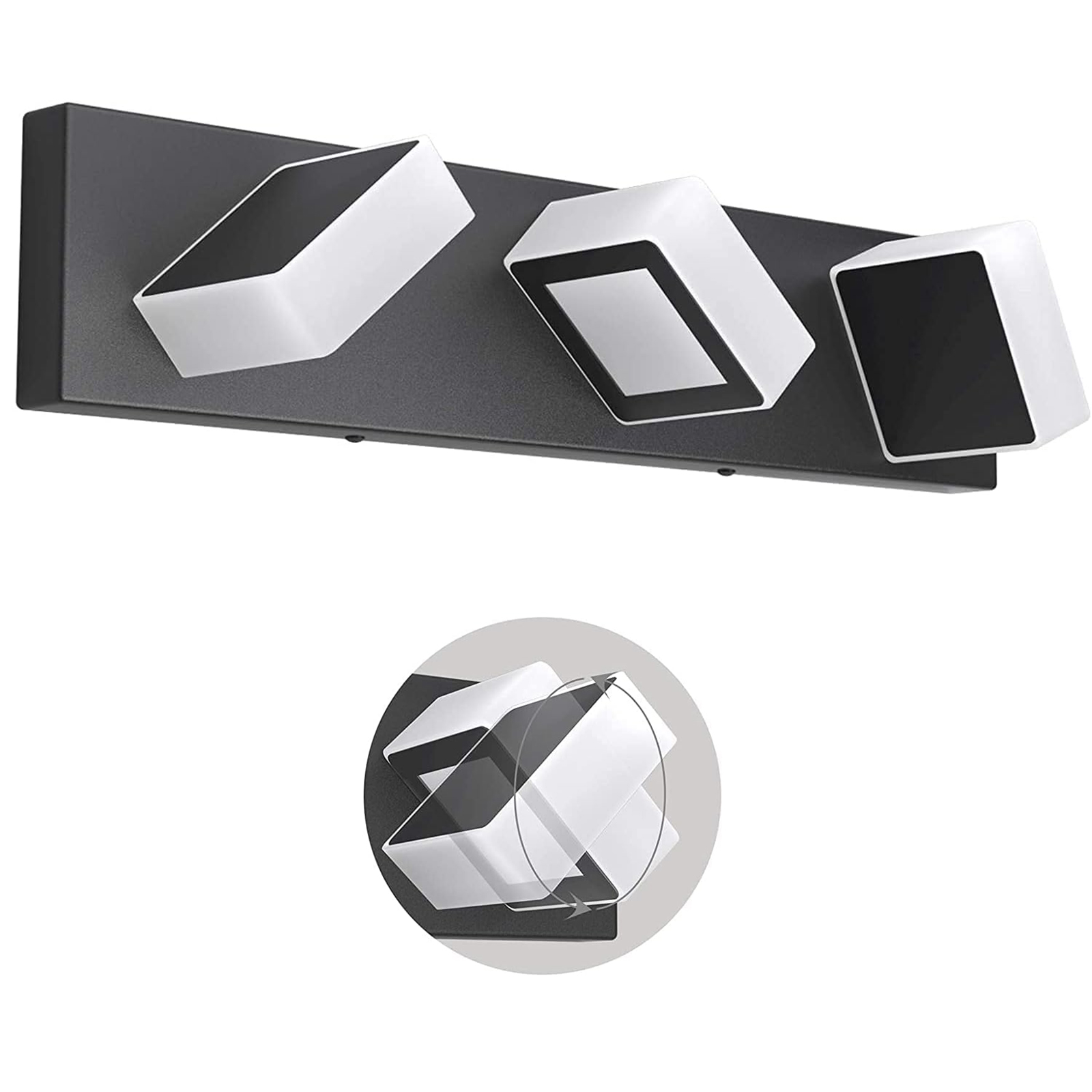 Matte Black Bathroom Vanity Lights