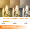 YG008 High Brightness 810LM 4in 3CCT Potlight LED Recessed Slim Panel Light