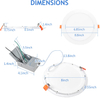 YG ETL/ES/FCC Listed AC120V 8in 18watts 3CCT Indoor Residential Slim Panel Recessed LED Downlights for Damp Location