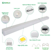 24W 45W 80W Aluminum Body 3Power 3CCT Tunable LED Linear Strip Light