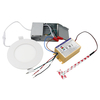 ETL FCC Energy Star Certified 4in 9W 5CCT Slim Panel Light with 90min Emergency Time Rechargable Emergency Driver 5Years Warranty