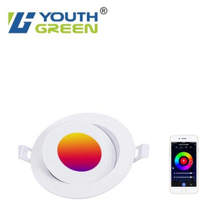 4INCH RGBCW LED Recessed Gimbal Downlights 9W