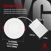 LED 2 Hours Fire Rated Slim Panel Light