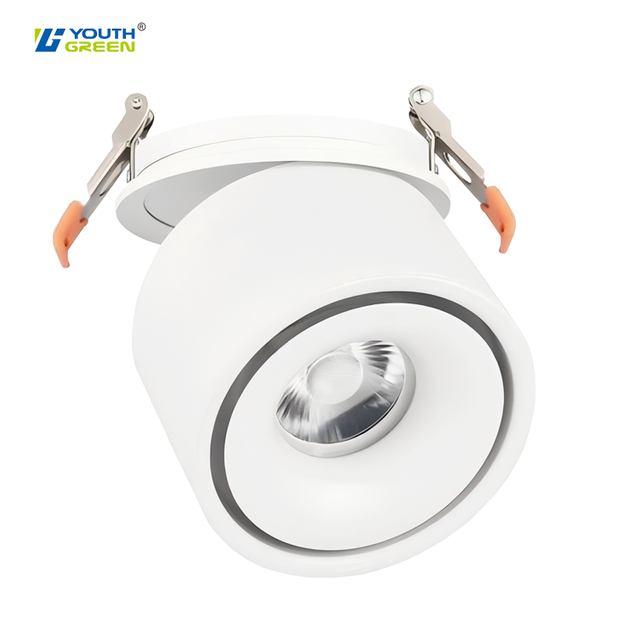 5CCT Adjustale COB Chips White Color LED Cylinder Donlights