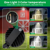 Die-cast Aluminum LED Area Lamp 90-70-50W Adjustable 3CCT Led Barn Light with DLC Listed