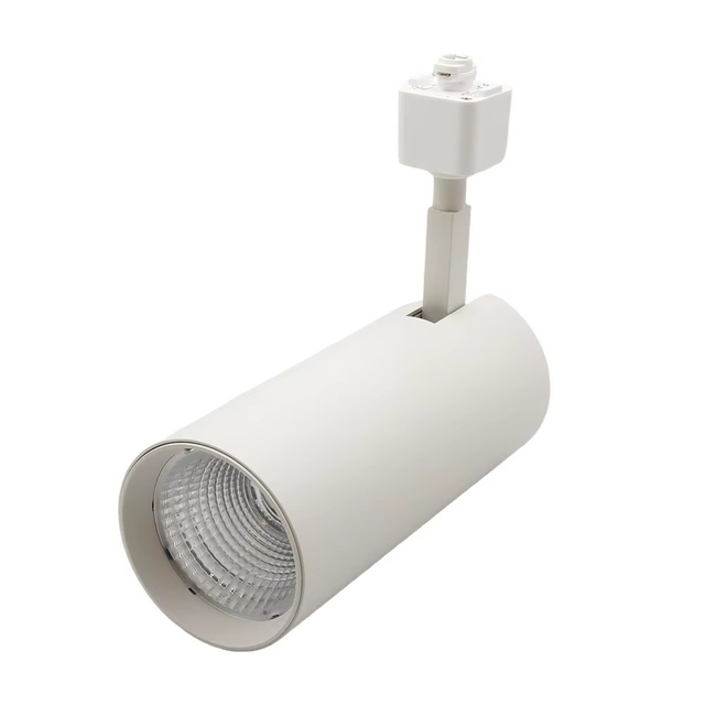 ETL Listed LED Track Light Commercial COB 10W 20W 30W 5CCT Adjustable LED Track Spotlight