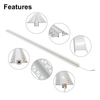 ETL Certified AC120-240V LED COB Aluminum Profile Strip Light