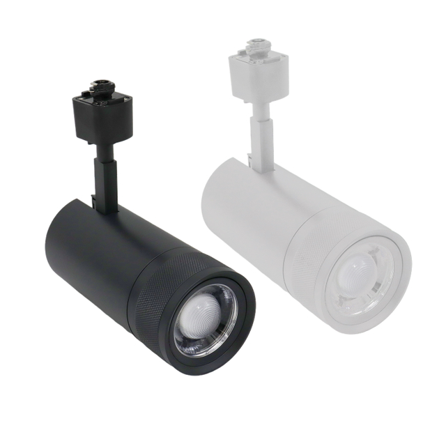 High Quality Zoomable LED Track Light Interior Black White COB 5CCT Adjustable Zoomable Head Spot Led Track Light