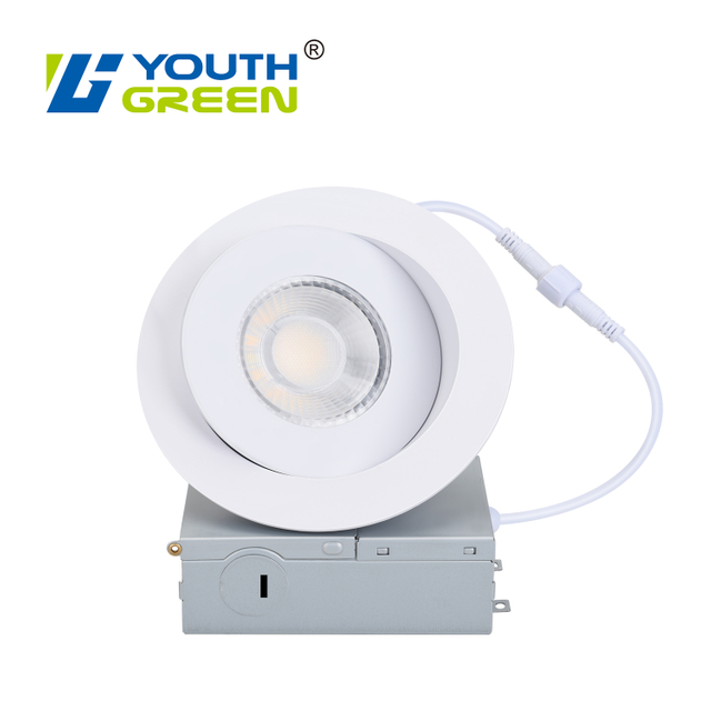 3INCH 4INCH 6INCH Single Color / 3CCT / 5CCT Round LED Recessed Gimbal Downlight 6W 9W 12W