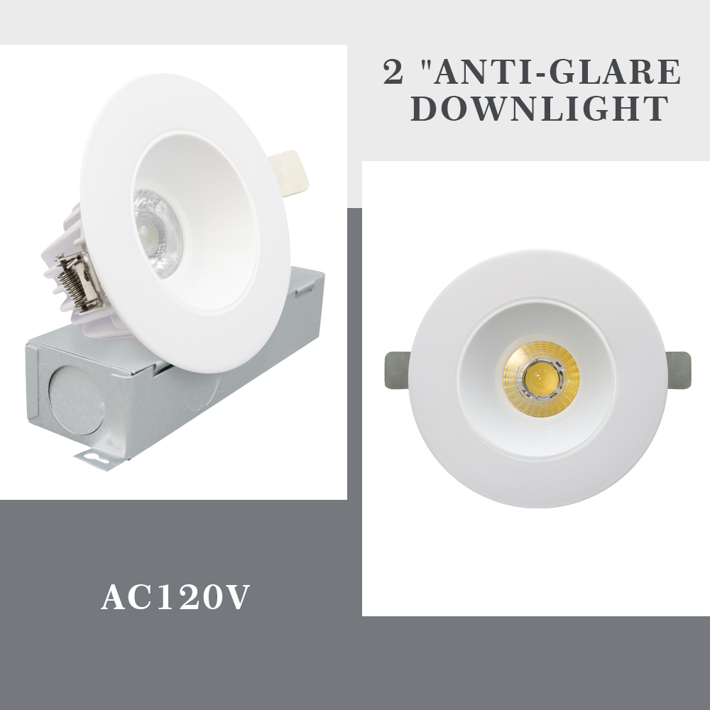 Deep Anti Glare White Recessed Ceiling LED Downlight