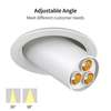 5CCT Adjustable 8W10W LED Recessed Cylinder Downlight