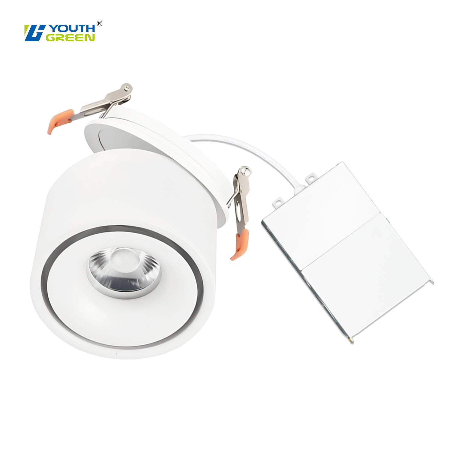 5CCT Adjustale COB Chips White Color LED Cylinder Donlights