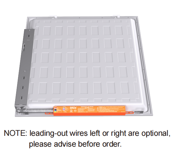 DLC ETL Listed 3 Power & 3CCT Tunable 2x2FT 2x4FT 1x4FT Back-lit LED Flat Panel Light with 8W Emergency Driver