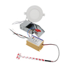 ETL FCC Energy Star Certified 4in 9W 5CCT Slim Panel Light with 90min Emergency Time Rechargable Emergency Driver 5Years Warranty