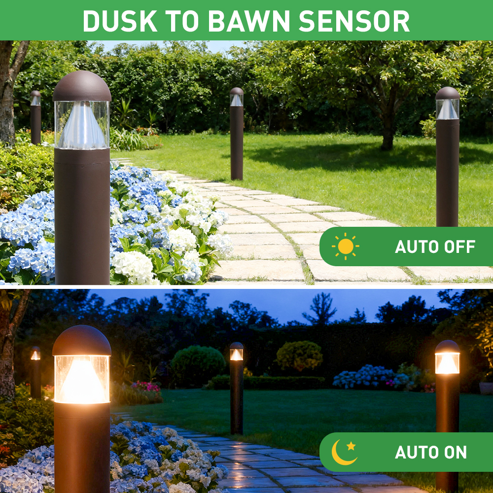 Dusk To Dawn LED Bollard Light