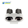Multiple Head Single CCT LED Commercial Downlight 20W