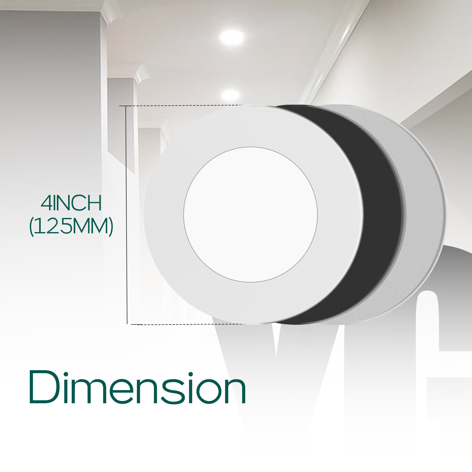 Multiple with Magnetic Trim Recessed LED Light