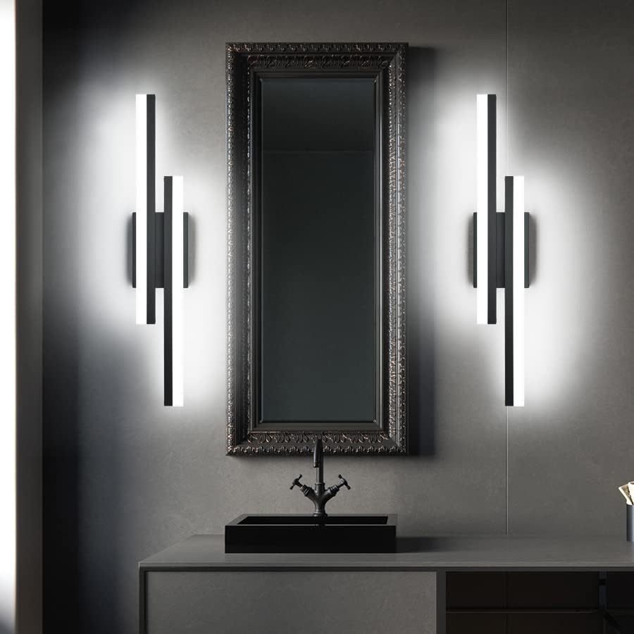 Modern and Irregular Line Design LED Bathroom Mirror Light