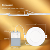 LED Recessed Downlight with Night Light 2000K