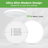 Round Radar Motion Sensor LED Flush Mount Panel