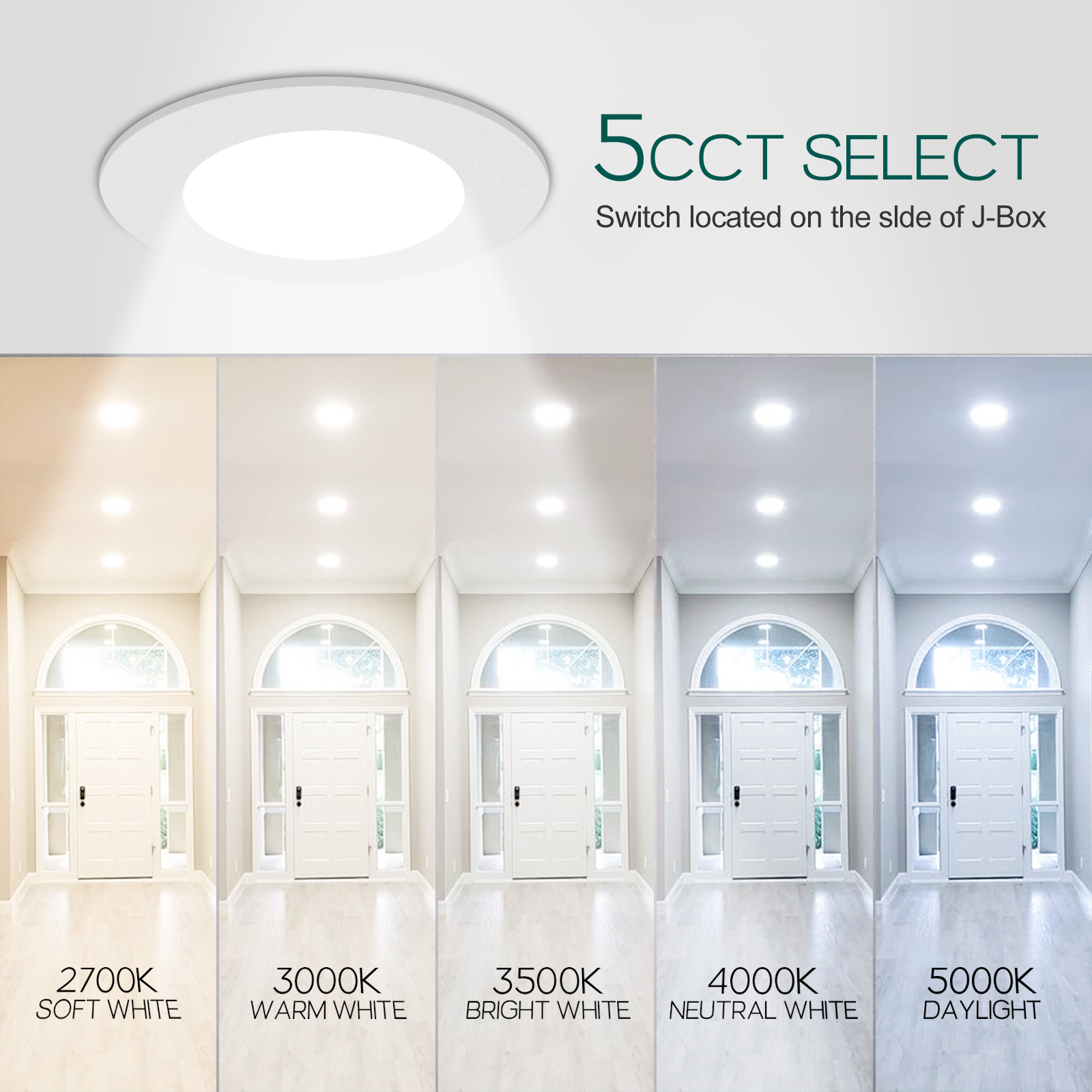 Multiple with Magnetic Trim Recessed LED Light