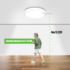 Round Radar Motion Sensor LED Flush Mount Panel