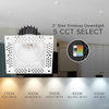 Trimless Slim Recessed Anti-Glare LED Downlight