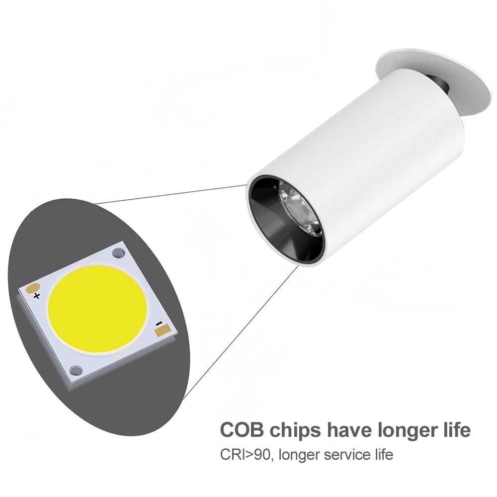 Commercial Led Downlight 2in Spotlight Wall Washer