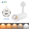 USA Canada Commercial Grade COB LED Track Light System Adjustable Spotlight IC Rated Glare-Free for Retail Gallery & Warehouse