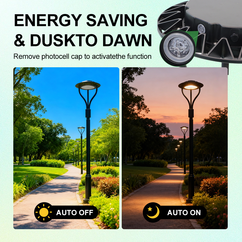 3Power 3CCT Dimmable LED Post Top Light