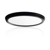Matte Black Selectable LED Flush Mount