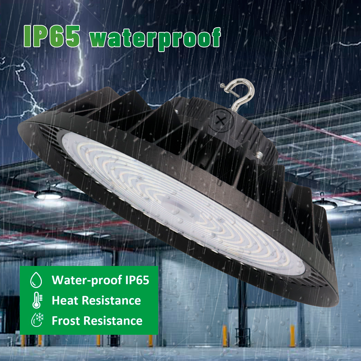 CCT& Power Tunable UFO LED High Bay Light 300W 500W