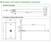 DLC ETL Listed 3 Power & 3CCT Tunable 2x2FT 2x4FT 1x4FT Back-lit LED Flat Panel Light with 8W Emergency Driver