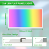 Bluetooth&WIFI Control CCT Tunable LED Panel Lights 2x2FT 2x4FT 1x4FT Back-lit LED Flat Panel Light