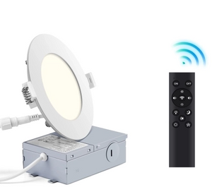 4INCH 2.4G Remote Controlled LED Recessed Slim Panel 9W