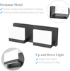 Up and Down Black LED Vanity Light