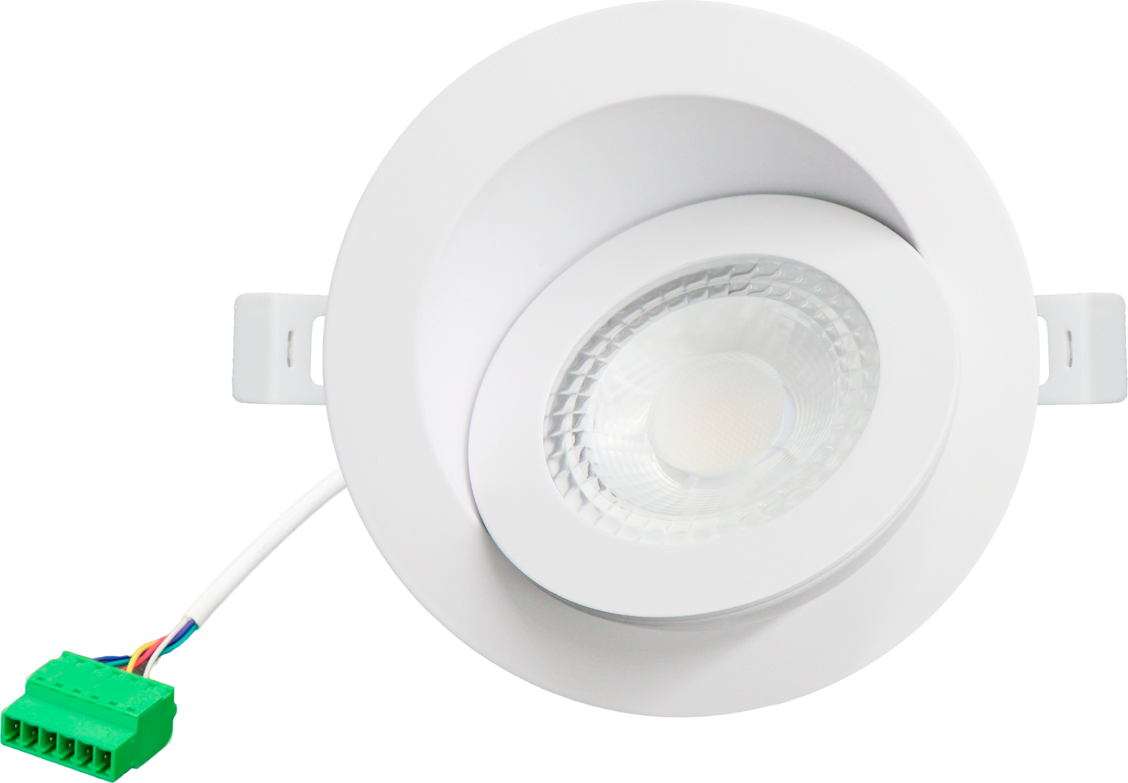 DC24V LED Eyeball Gimbal Downlight RGBCW Compatible with Tuya Zigbee Dali Etc