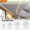 CCT & Lumen Adjustable LED Commercial Down Light
