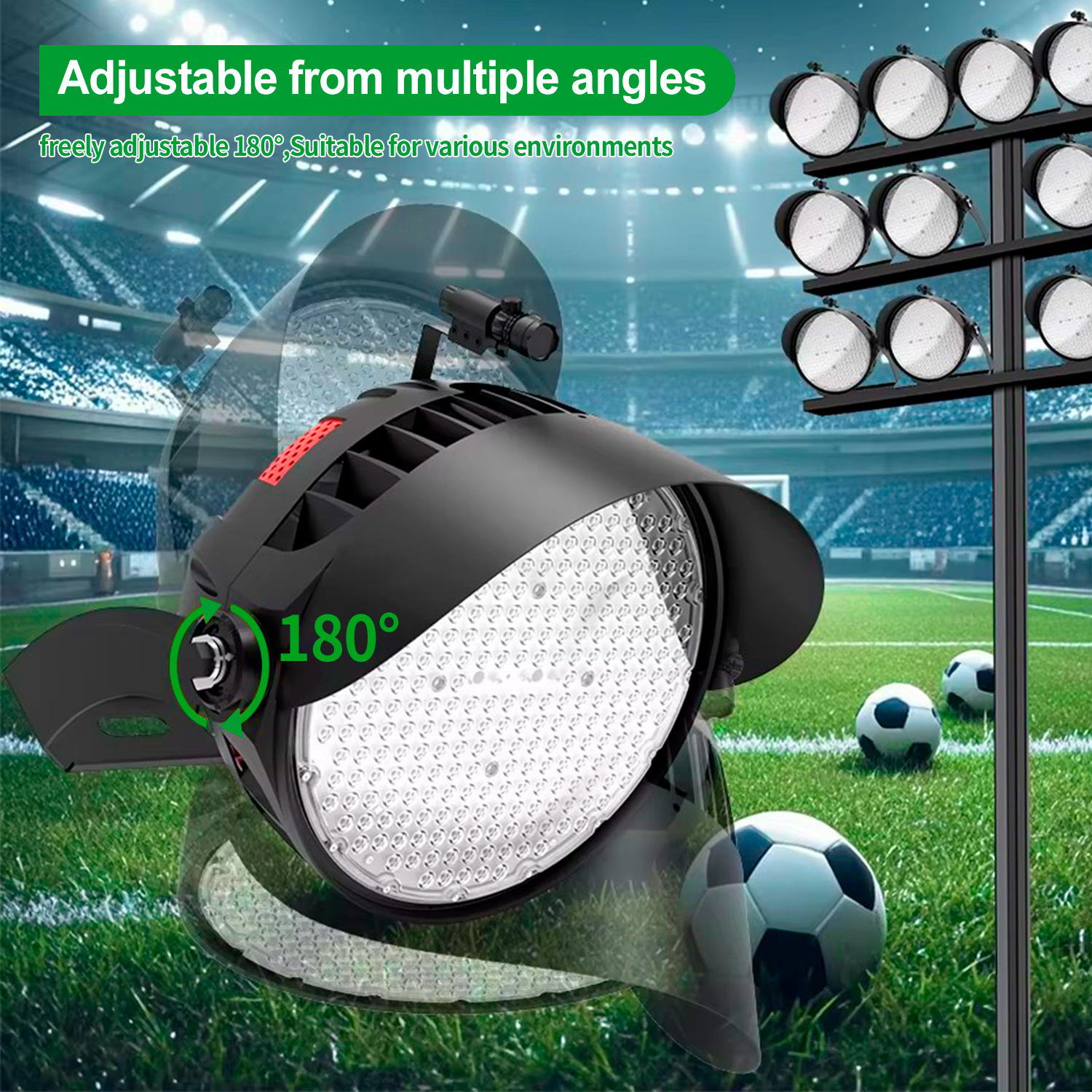 Wattage Switchable LED Stadium Light