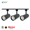 Black LED Track Light Commercial COB Adjustable 10W 20W 30W 5CCT Tunable LED Ceiling Spotlight