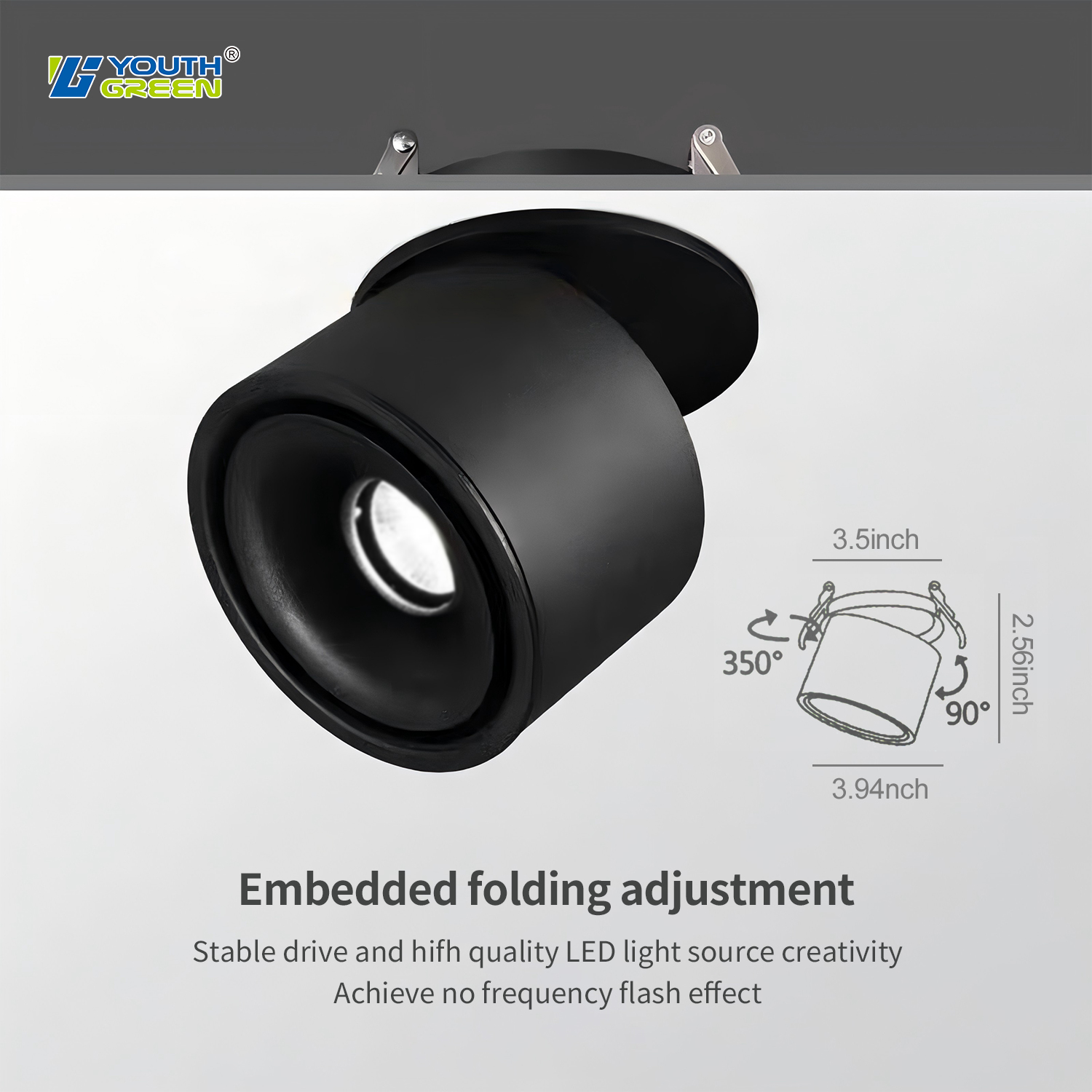5CCT Adjustale LED Cylinder Donlights