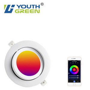 4INCH WIFI RGBCW LED Gimbal Panel Downlights 9W