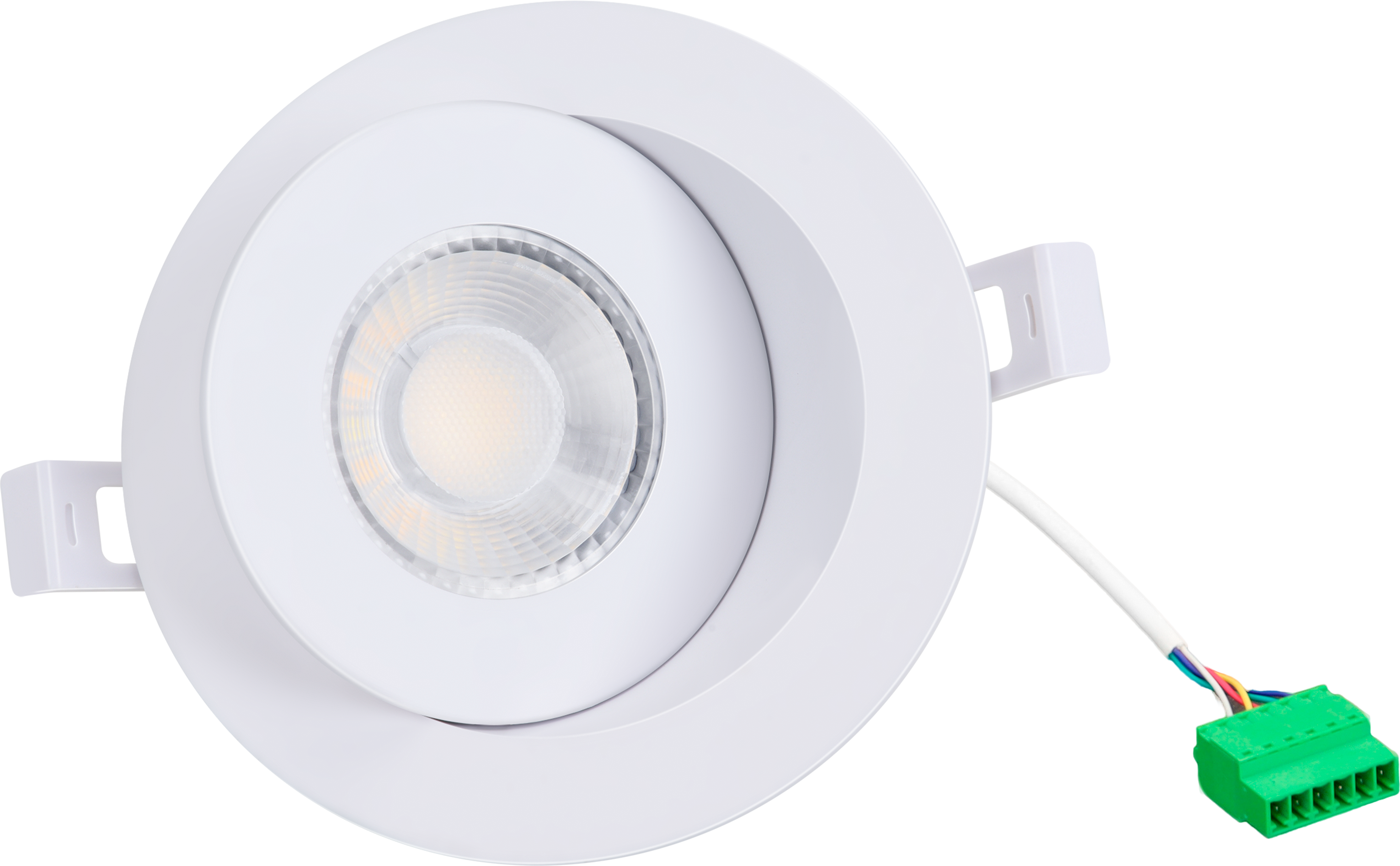 DC24V LED Eyeball Gimbal Downlight RGBCW Compatible with Tuya Zigbee Dali Etc