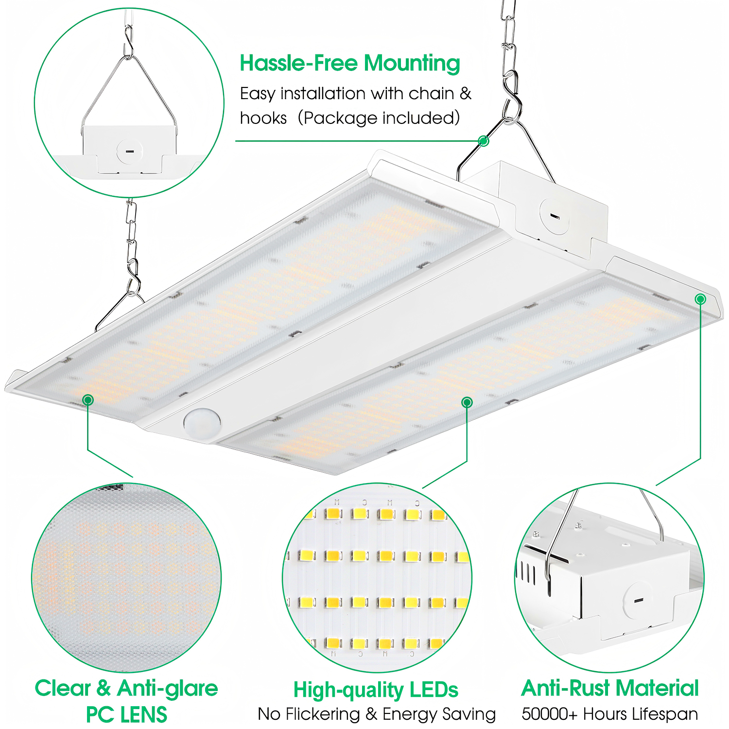 3Power 3CCT LED Linear High Bay Light