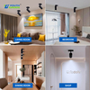 Aluminum Body 5CCT 30W 25W 20W Tunable AC120-277V IP44 LED Wall Spotlights